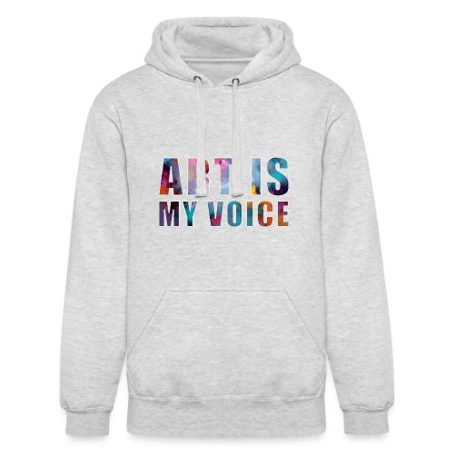 Art Is My Voice - Unisex Heavyweight Hoodie