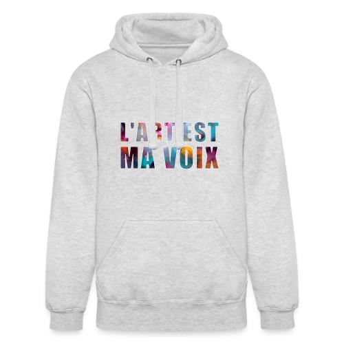 Art is my voice - Unisex Heavyweight Hoodie