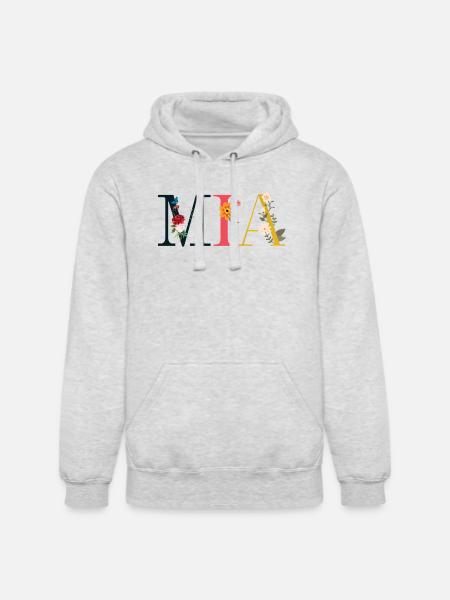 Mia - Unisex Heavyweight Hoodie - ash gray