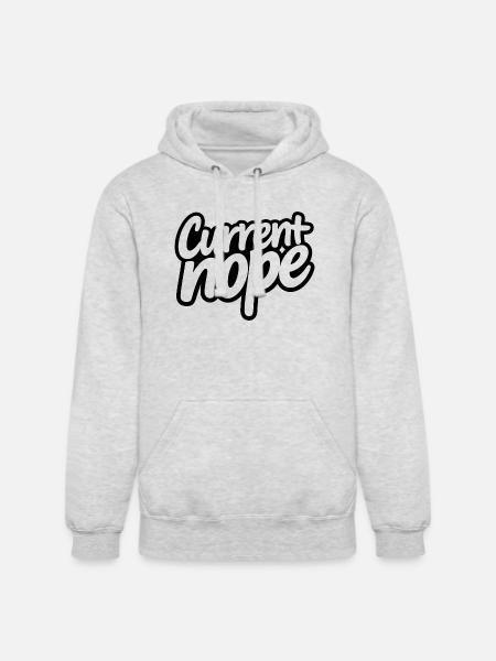 Noir Script Hype - Unisex Heavyweight Hoodie - ash gray
