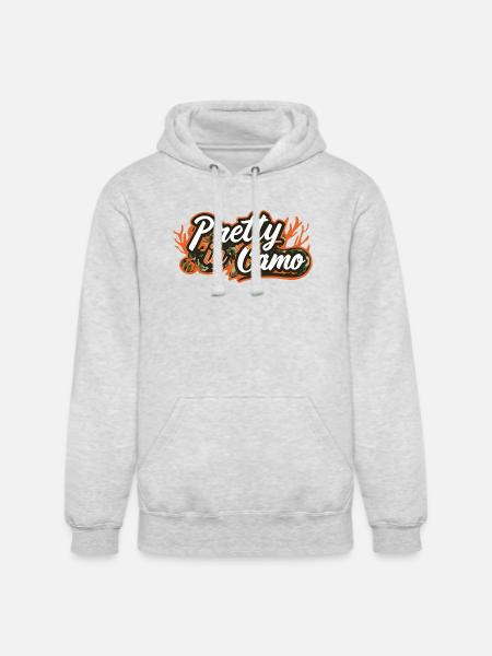 Pretty in Camo - Unisex Heavyweight Hoodie - ash gray