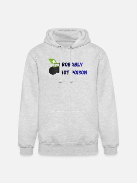Probably_Not_Poison_-1- - Unisex Heavyweight Hoodie - ash gray