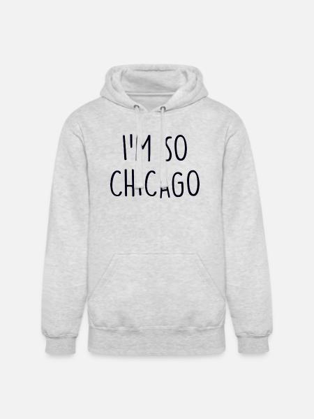 Im so Chicago - Unisex Heavyweight Hoodie - ash gray