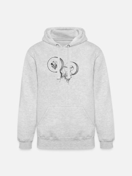 Weightlifting - Unisex Heavyweight Hoodie - ash gray