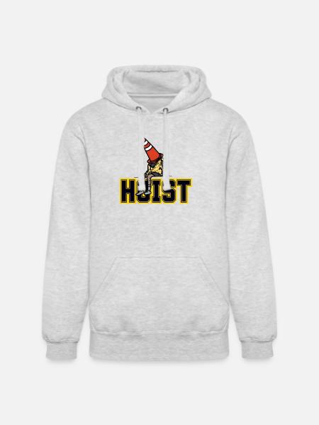 Hoist Cone Lounge Art - Unisex Heavyweight Hoodie - ash gray