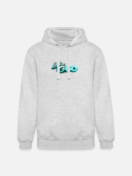 Life from GO - Unisex Heavyweight Hoodie - ash gray