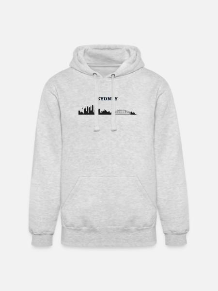 Sydney - Unisex Heavyweight Hoodie - ash gray