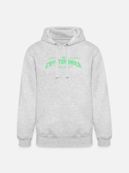 Cryptonomica: Cryptid Museum Logo - Unisex Heavyweight Hoodie - ash gray