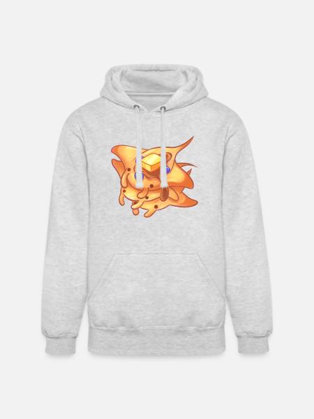 Pancake Manta Rays - Unisex Heavyweight Hoodie - ash gray