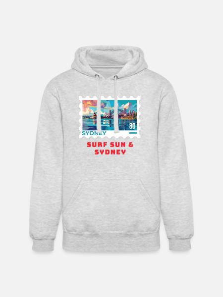Sydney - Unisex Heavyweight Hoodie - ash gray
