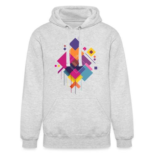 Vibrant Geometry - Unisex Heavyweight Hoodie