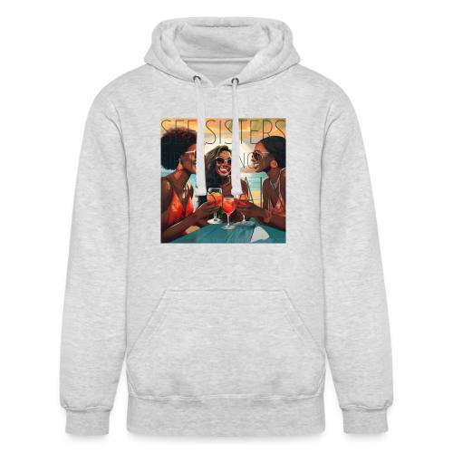 Mrs. S' GGG Retreat_Sisters Sipping Sangrias - Unisex Heavyweight Hoodie