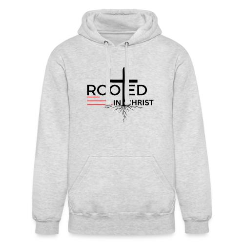 Rooted in Christ - Colossians 2:7 - Unisex Heavyweight Hoodie