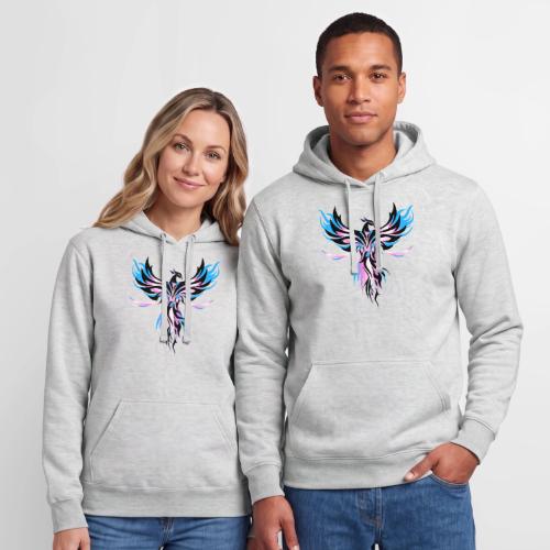 Transflag Phoenix - Unisex Heavyweight Hoodie