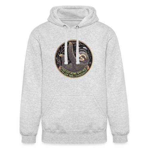 Sloth Home Watcher T Shirt - Unisex Heavyweight Hoodie