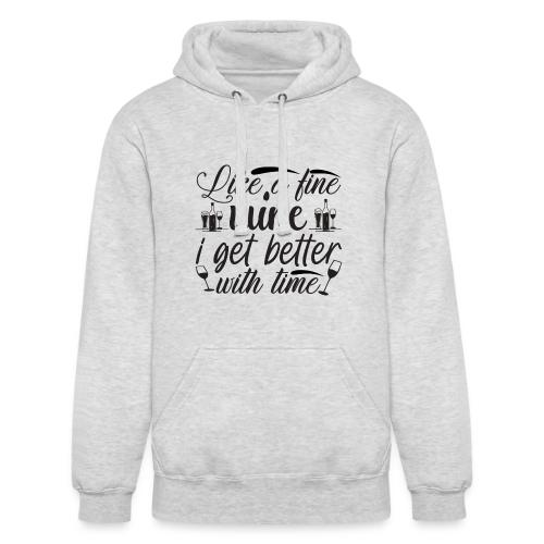 Like a Fine wine, I Get Better with Time - Unisex Heavyweight Hoodie