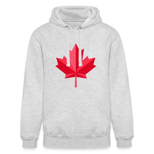Canadian red maple leaf - Unisex Heavyweight Hoodie
