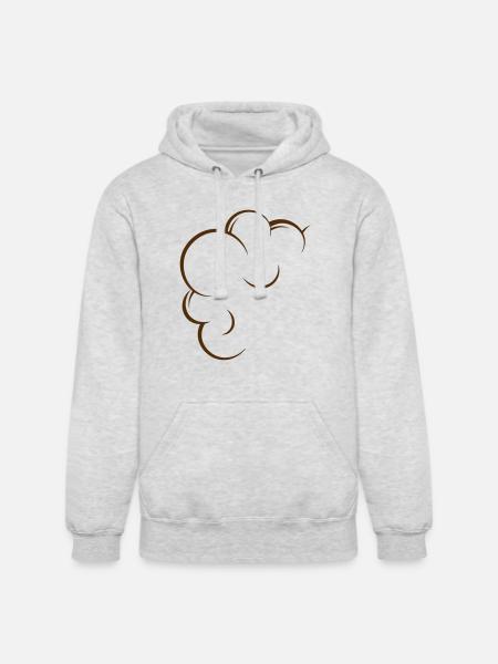 bubbles - Unisex Heavyweight Hoodie - ash gray