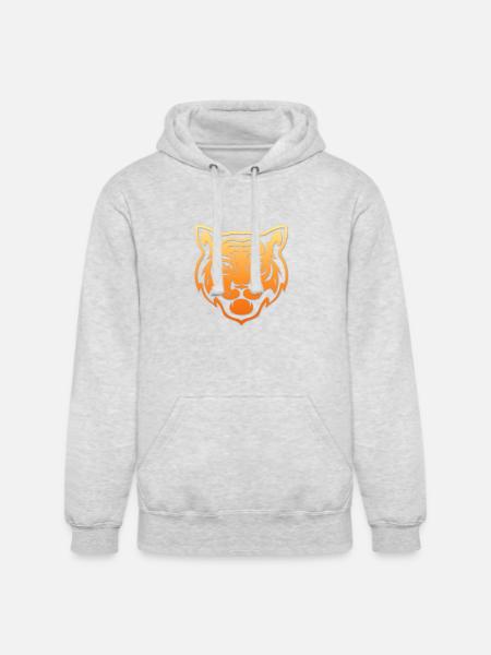 40 tiger - Unisex Heavyweight Hoodie - ash gray