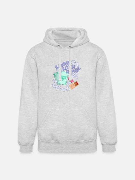 rainbow kitten surprise - Unisex Heavyweight Hoodie - ash gray