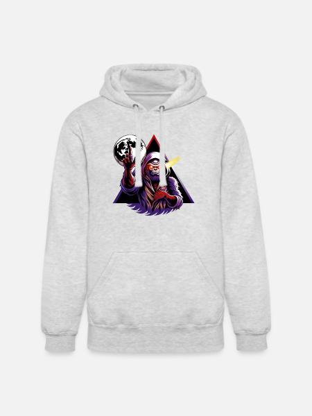 IlluminET54 - Unisex Heavyweight Hoodie - ash gray
