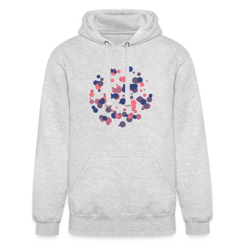 abstract circles pattern - Unisex Heavyweight Hoodie