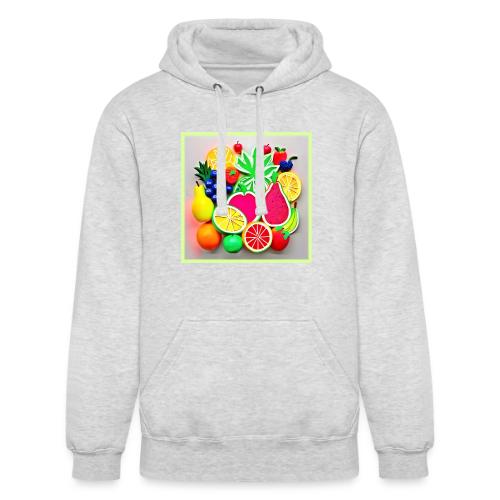 Colorful Fruit Pop Art - Unisex Heavyweight Hoodie