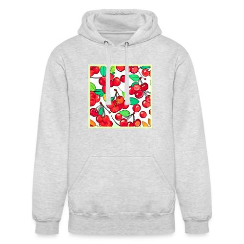 Cherry Pattern Design - Unisex Heavyweight Hoodie