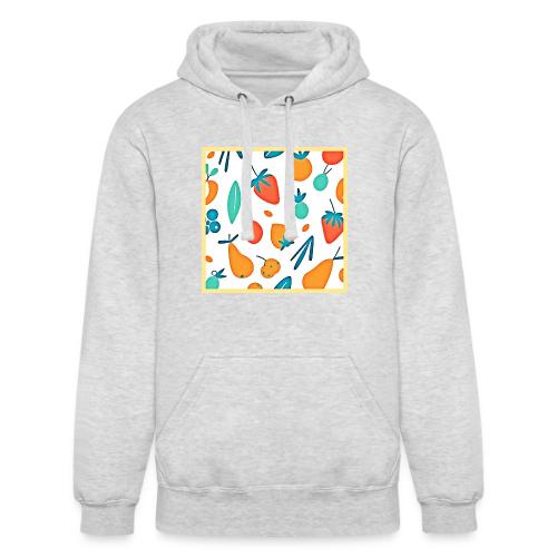 Fruit Whimsy: Playful Pattern - Unisex Heavyweight Hoodie