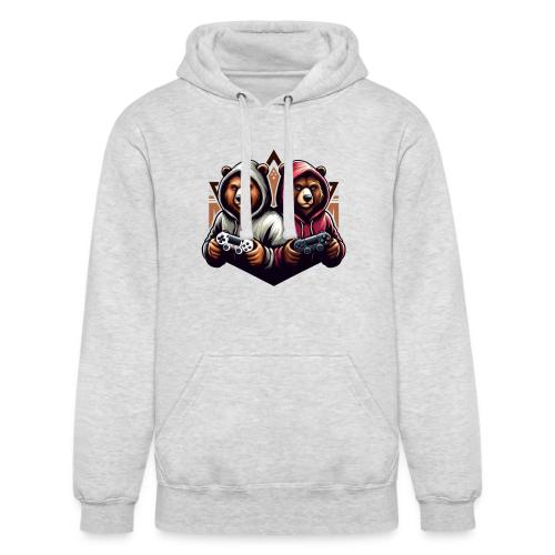 2 grizzlies gamer bears - Unisex Heavyweight Hoodie