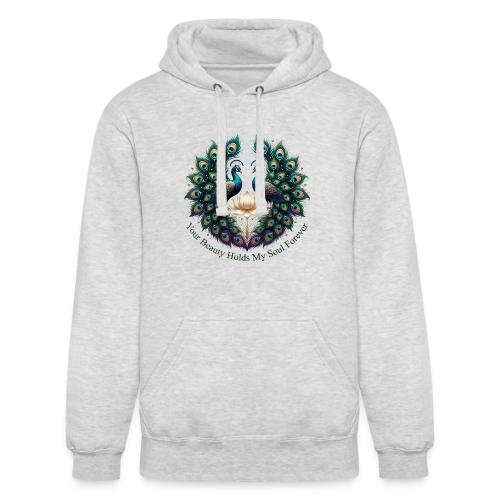 Your Beauty Holds My Soul Peacock Gifts T-Shirt - Unisex Heavyweight Hoodie