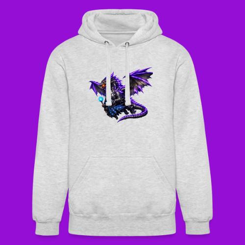 Neon Dragon and Battle Mage - Unisex Heavyweight Hoodie