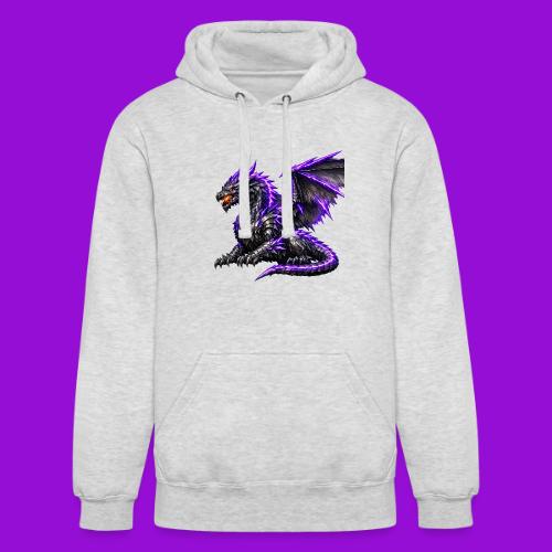 Neon Dragon at Rest - Unisex Heavyweight Hoodie