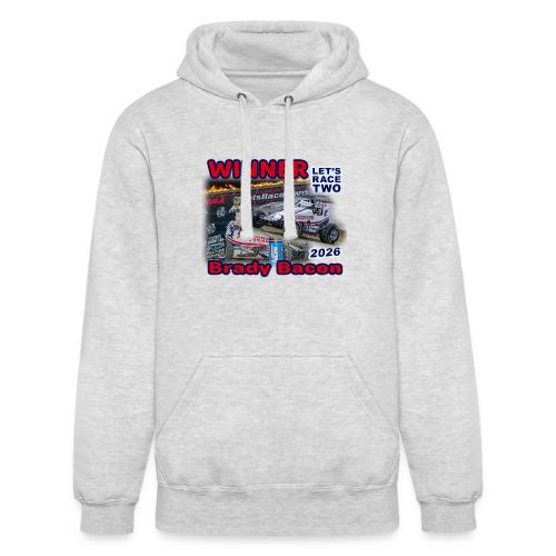 Brady Bacon #LetsRaceTwo Winner - Unisex Heavyweight Hoodie