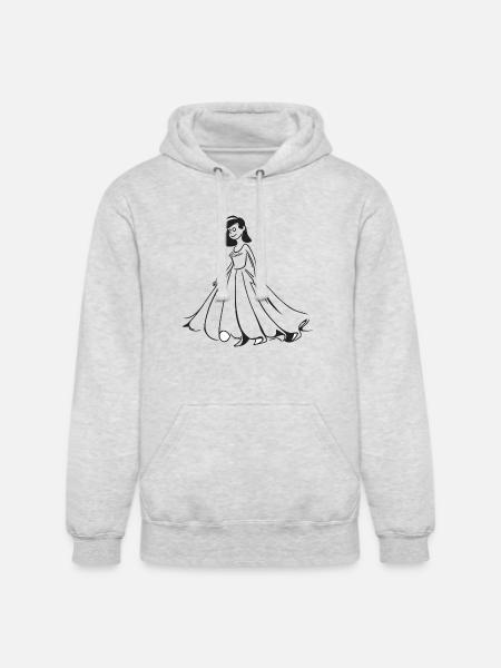 beautiful dress - Unisex Heavyweight Hoodie - ash gray