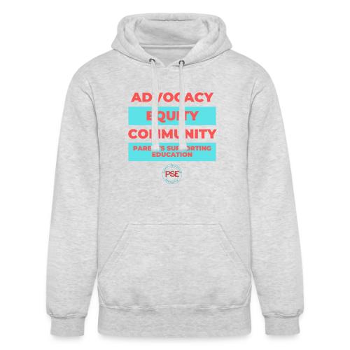 Advocacy, Equity, Community - Unisex Heavyweight Hoodie