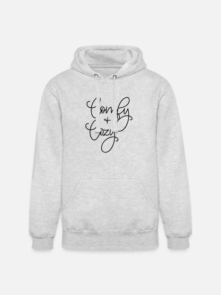 comfy and cozy - Unisex Heavyweight Hoodie - ash gray