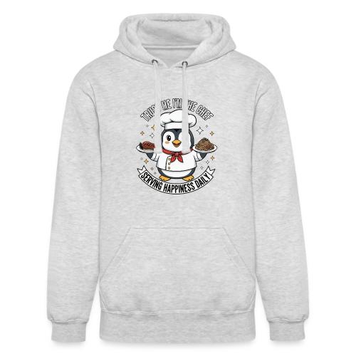 cute Penguin Chef-Funny Cartoon Daily Happiness - Unisex Heavyweight Hoodie