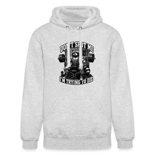 Raccoon Lifter Don’t Spot Me - Unisex Heavyweight Hoodie