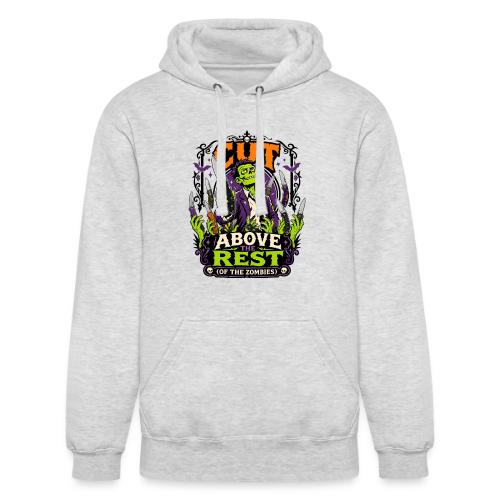 Cut Above The Rest Zombie Pocket Knife Halloween - Unisex Heavyweight Hoodie