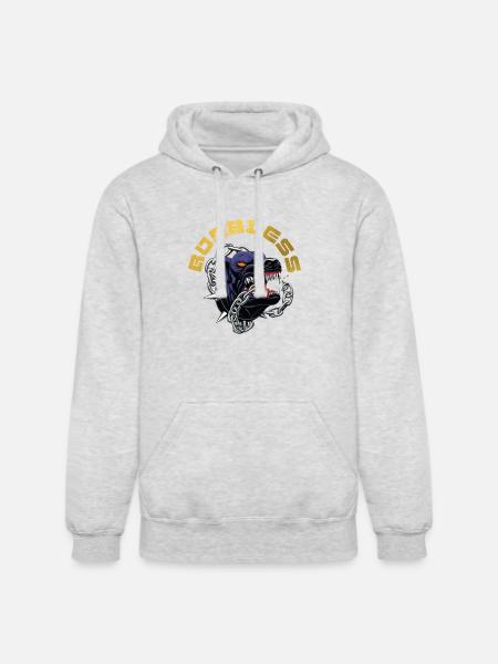 RUTHLESS - Unisex Heavyweight Hoodie - ash gray