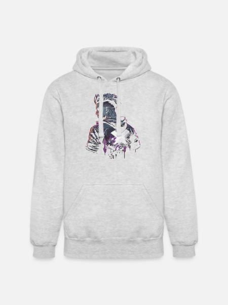 Cyberpunk - Unisex Heavyweight Hoodie - ash gray