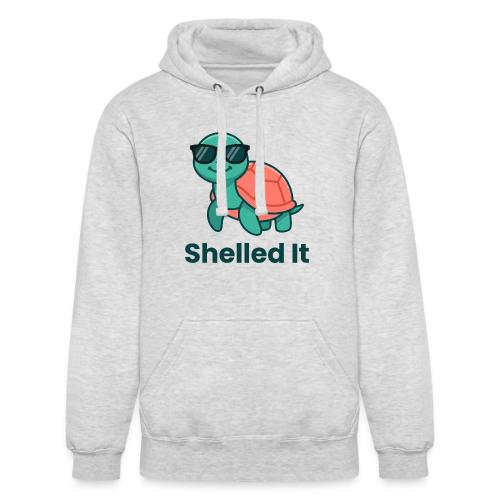 Funny Turtle Sunglasses Shelled It Cute Gift - Unisex Heavyweight Hoodie