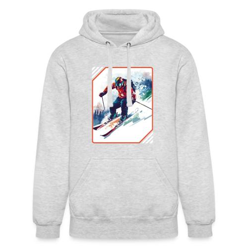 Skiing is Life - Unisex Heavyweight Hoodie
