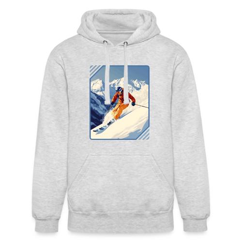 Mountain Skiing Vibes - Unisex Heavyweight Hoodie