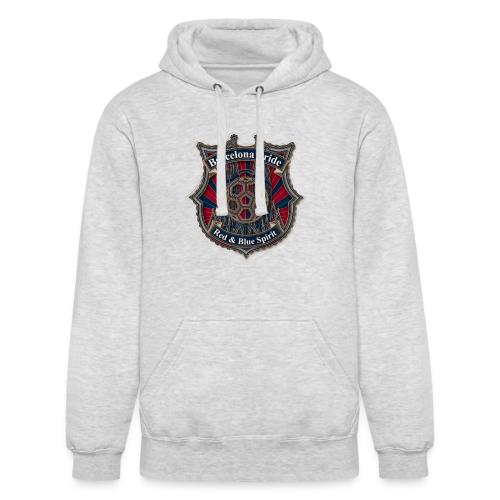 Barcelona Scarlet Pride T Shirt, Soccer City Gift - Unisex Heavyweight Hoodie
