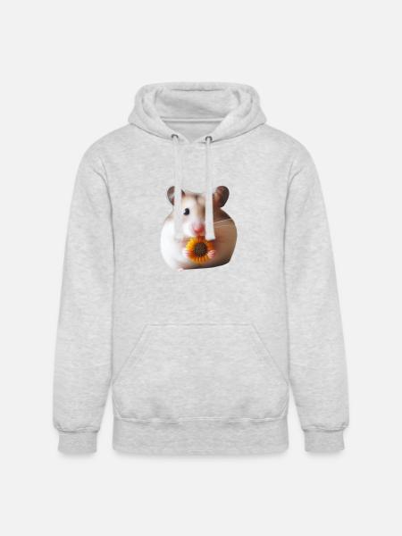 Seeds & Hamsters - Unisex Heavyweight Hoodie - ash gray