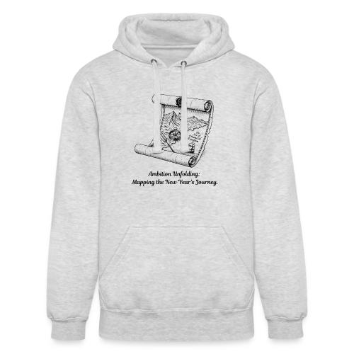 Unfolding Map of Ambition T-Shirt - Unisex Heavyweight Hoodie