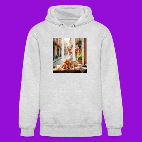Morning coffee Chihuahua - Unisex Heavyweight Hoodie