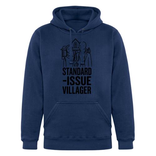 Standard-Issue Villagers (Black on Light) - Unisex Heavyweight Hoodie